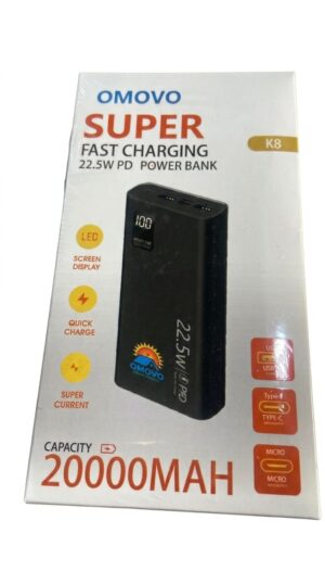 20000MAH OMOVO POWER BANK
