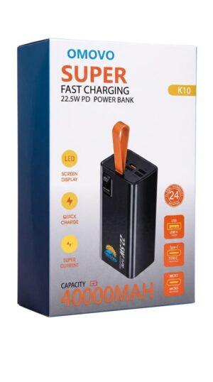 40000MAH OMOVO POWER BANK