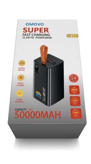 50000MAH OMOVO POWER BANK