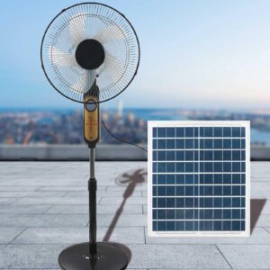 Solar Rechargeable Standing fan